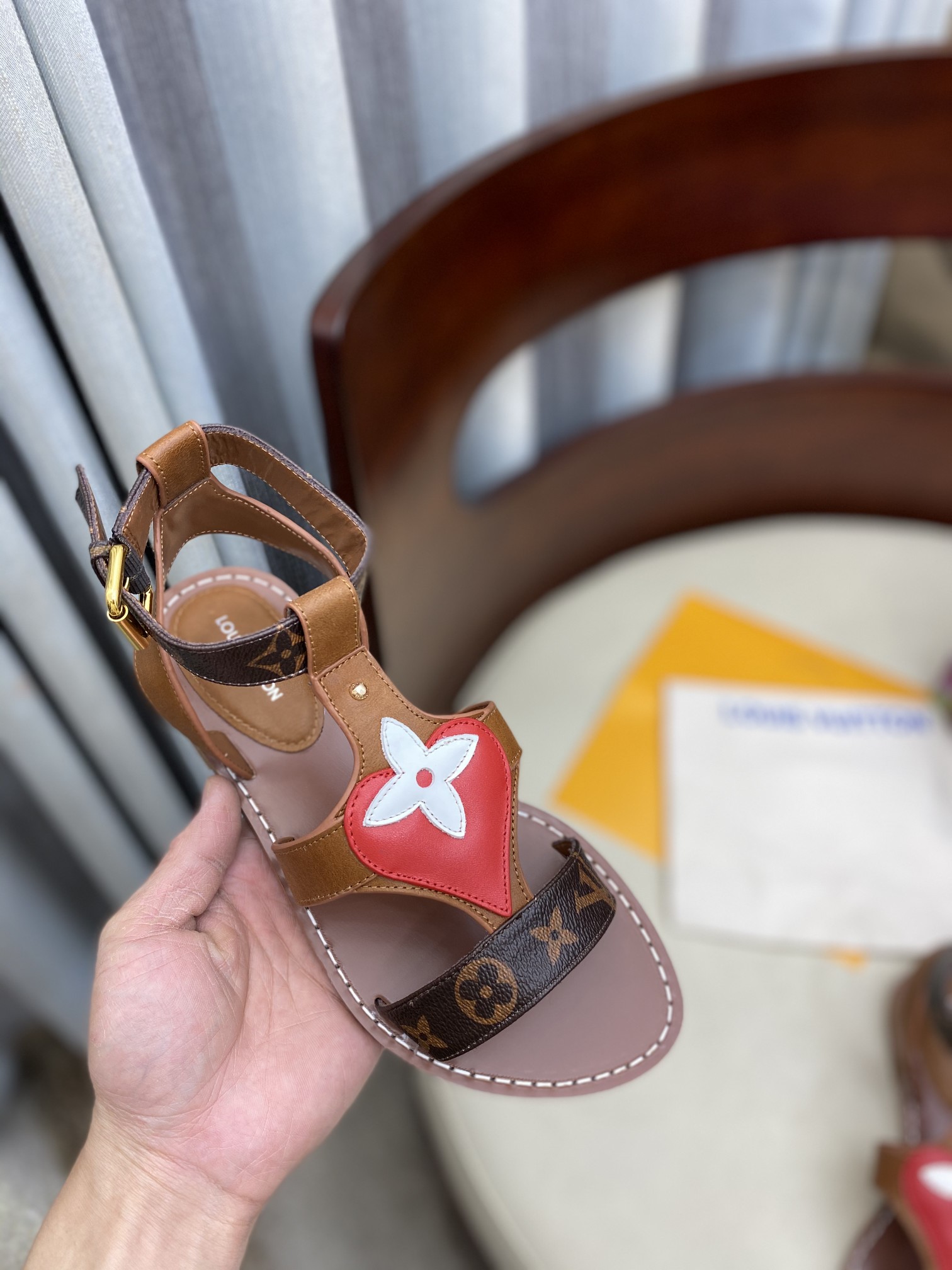 Women L*ouis V*uitton Top Slippers