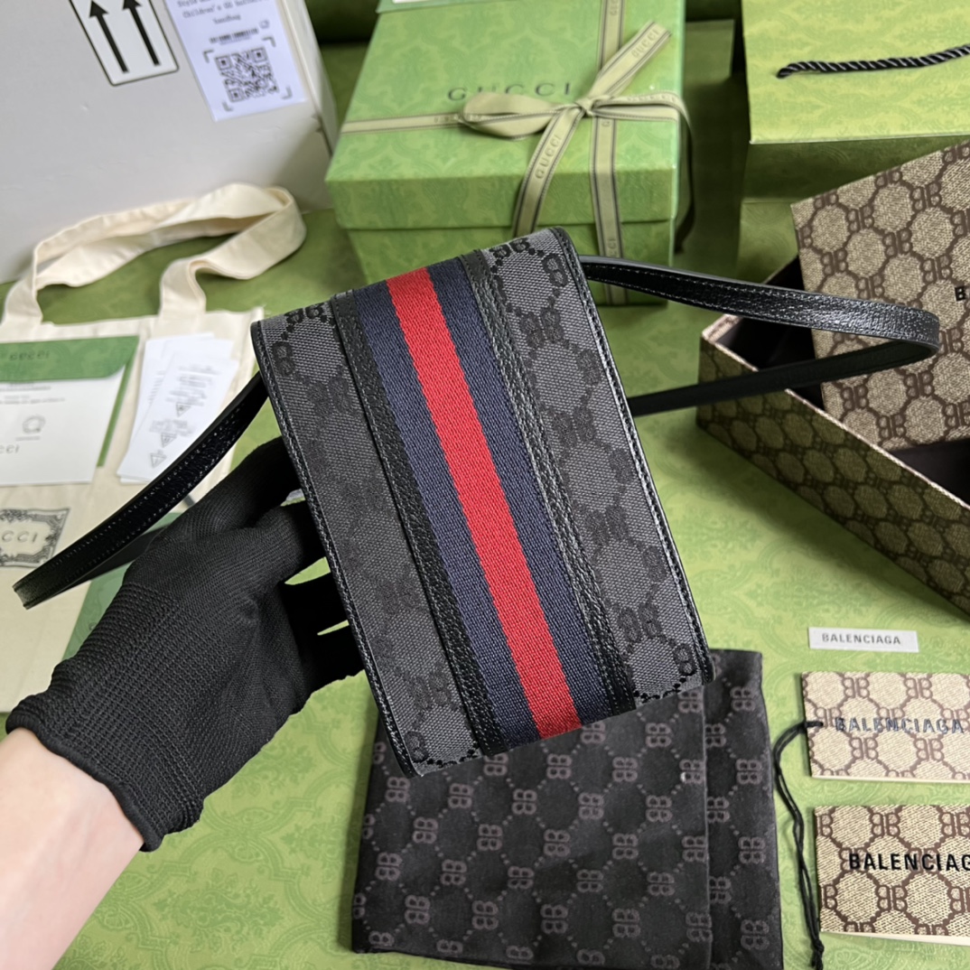 G*ucci Bag Top Quality 11.7*17.8*3.6CM