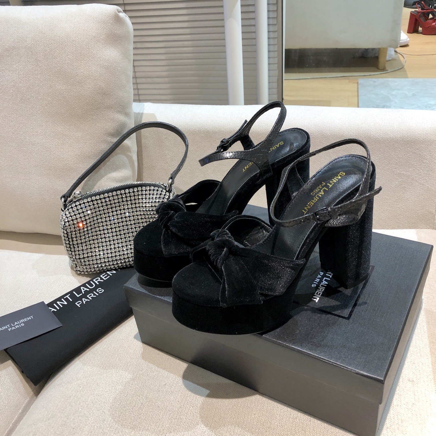 Women Y*SL Top Quality High Heels