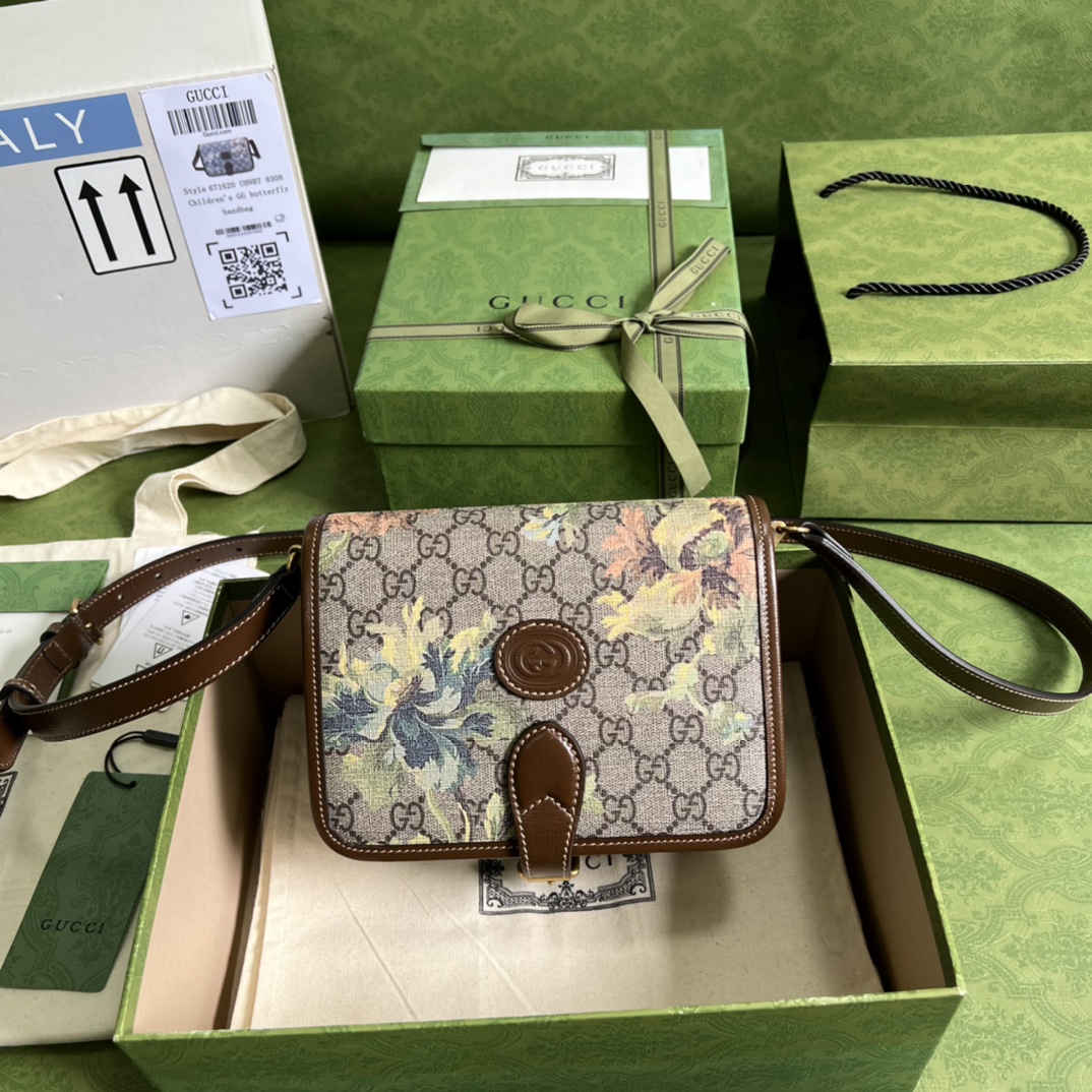 G*ucci Bag Top Quality 20*17*8cm