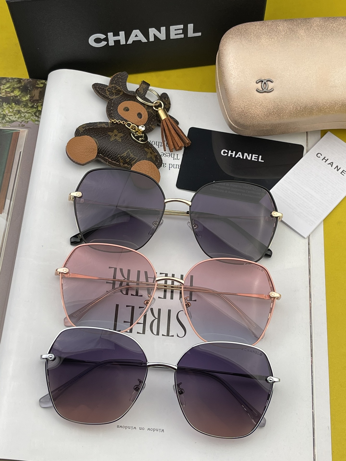 C*hanel Glasses Top