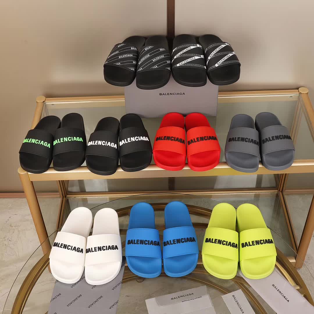 Women Men B*lenciaga Slippers