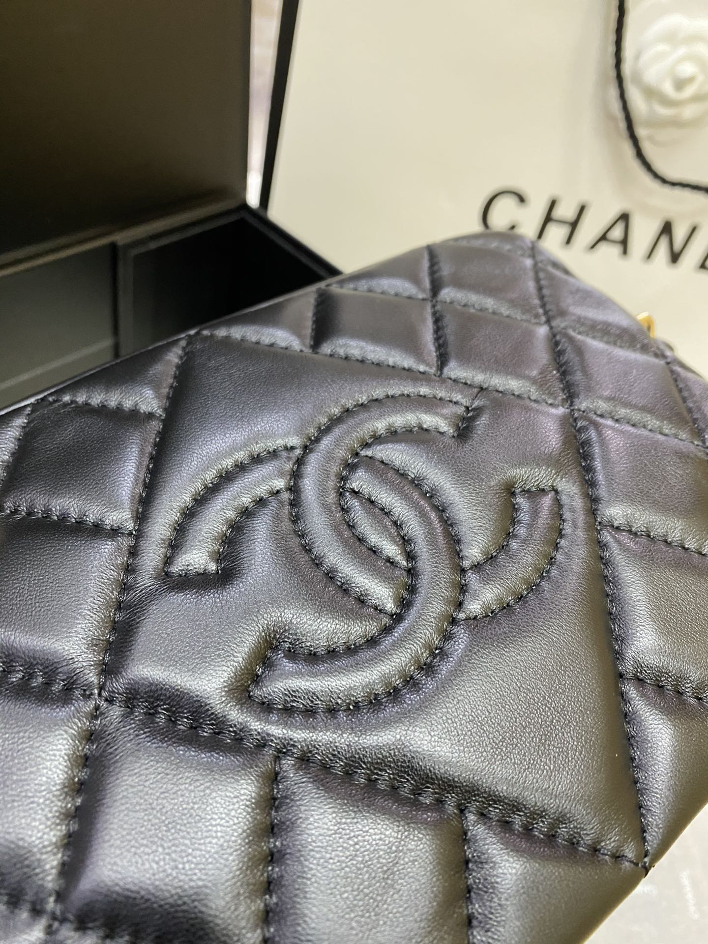 C*hanel Top Bag 21.5*14.5*6.5cm