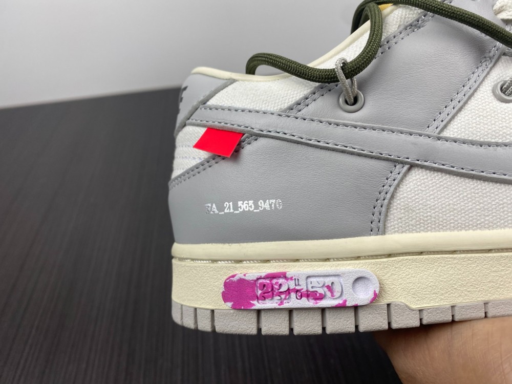 from O*ff-W*hite x Nike Dunk Low