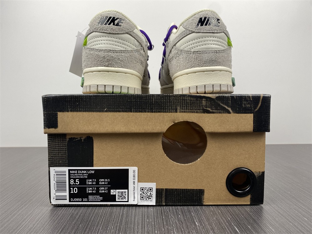 from O*ff-W*hite x Nike Dunk Low