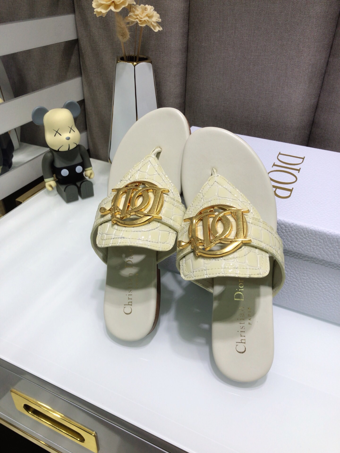 Women D*ior Top Sandals