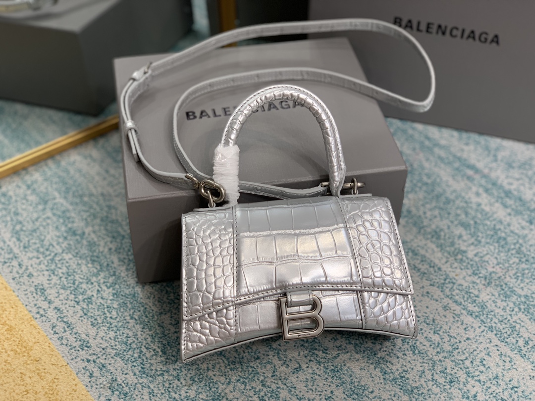 B*alenciaga Bag Top Quality 19*8*21cm