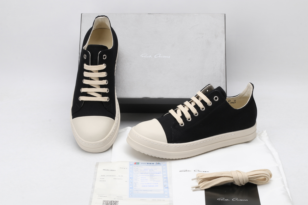 Men Women R*ick O*wens Top Sneaker