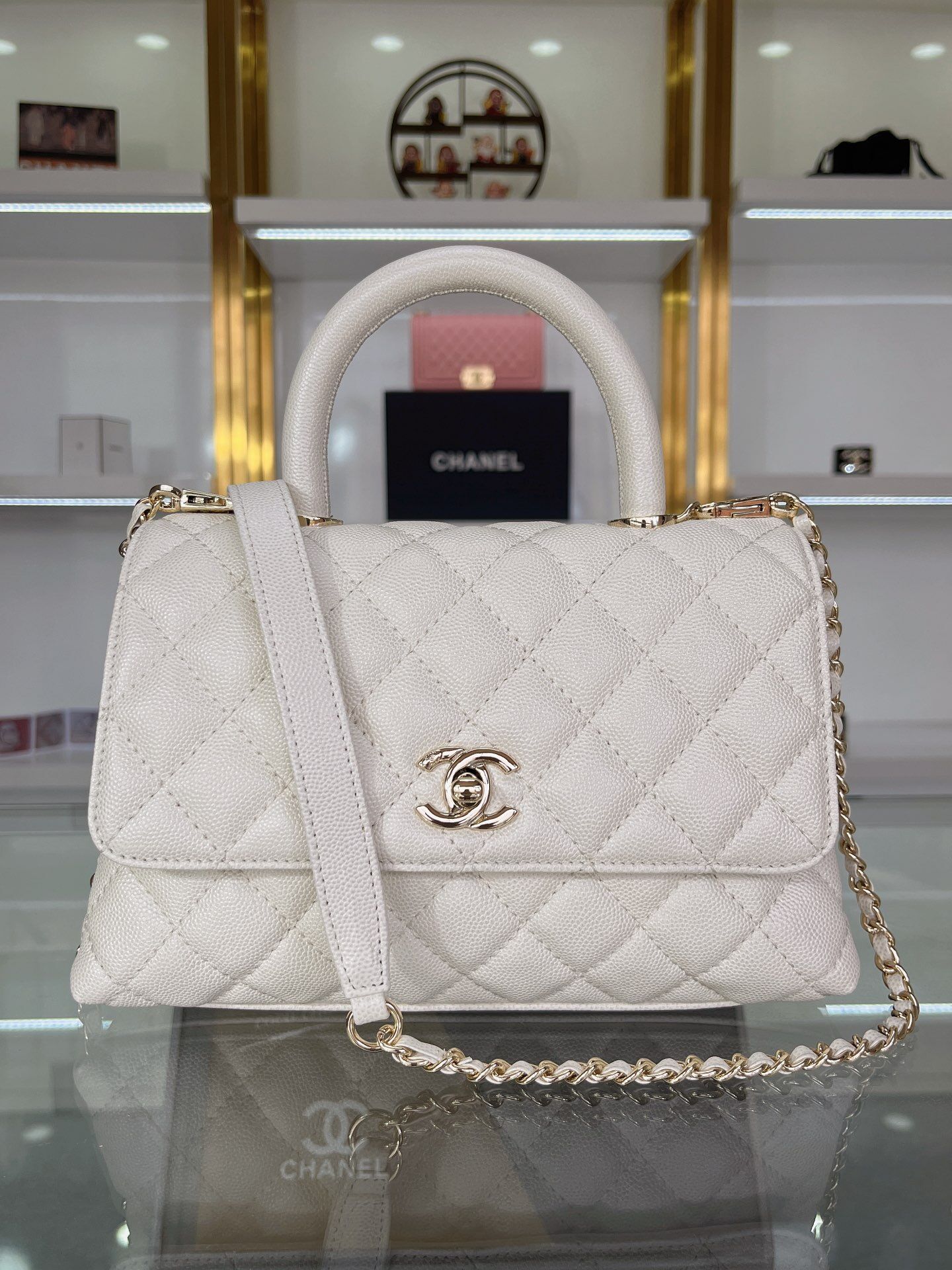 C*hanel Top Bag 14*24*10CM
