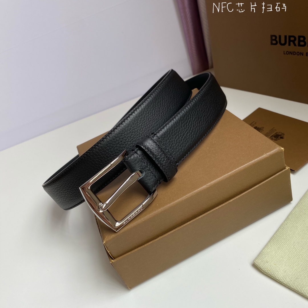 B*urberrry Belts Top Quality 35mm