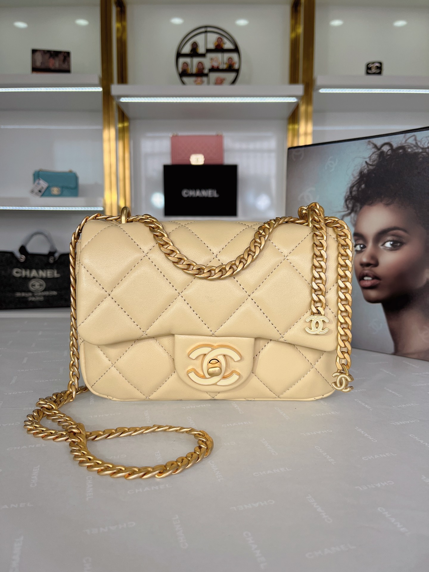 C*hanel Bag Top Quality 18.5*14*5*cm