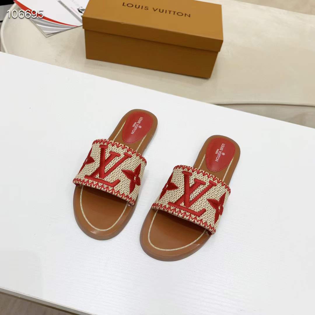 Women L*ouis V*uitton Top Slippers