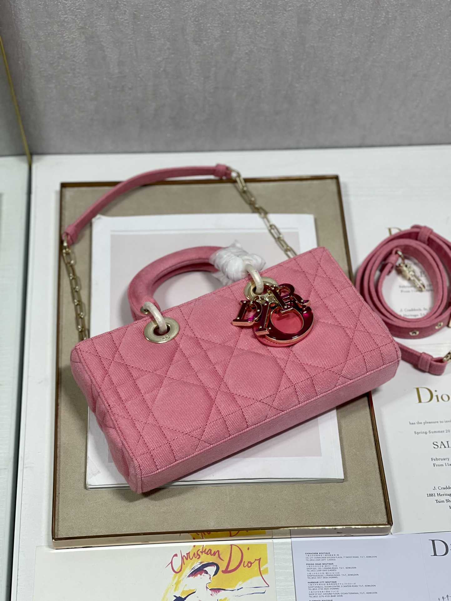 D*ior Bag Top Quality 26*6*14cm