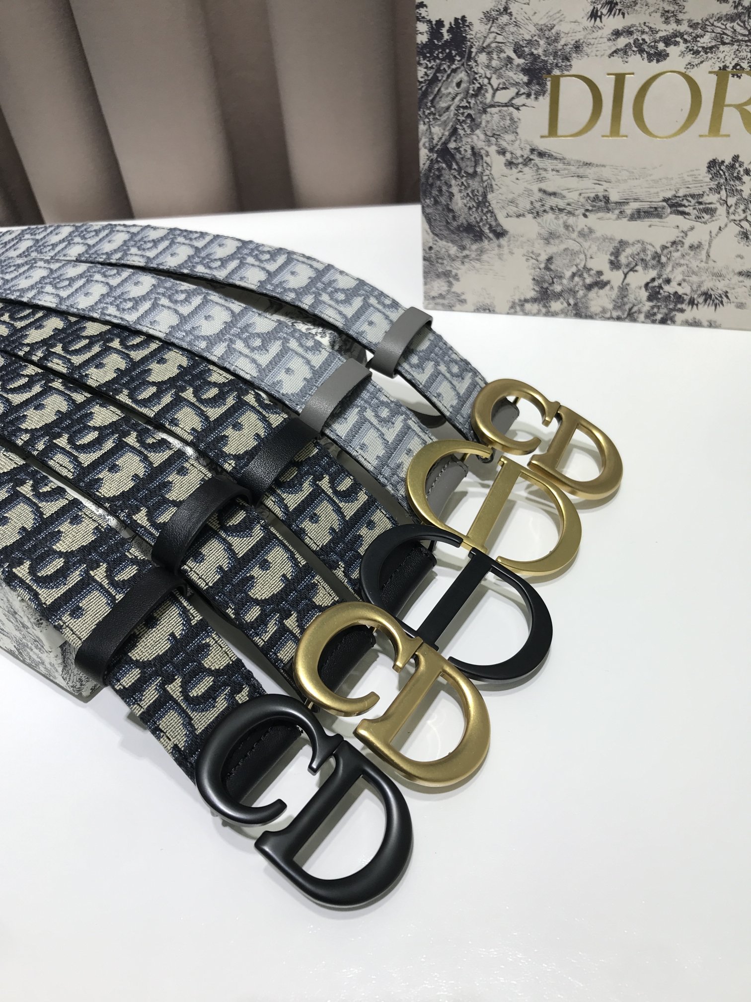 D*ior Belts Top Quality 35MM