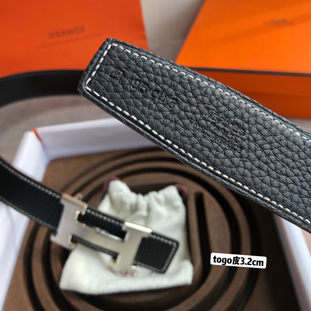 H*ermes Belts Top Quality 32MM
