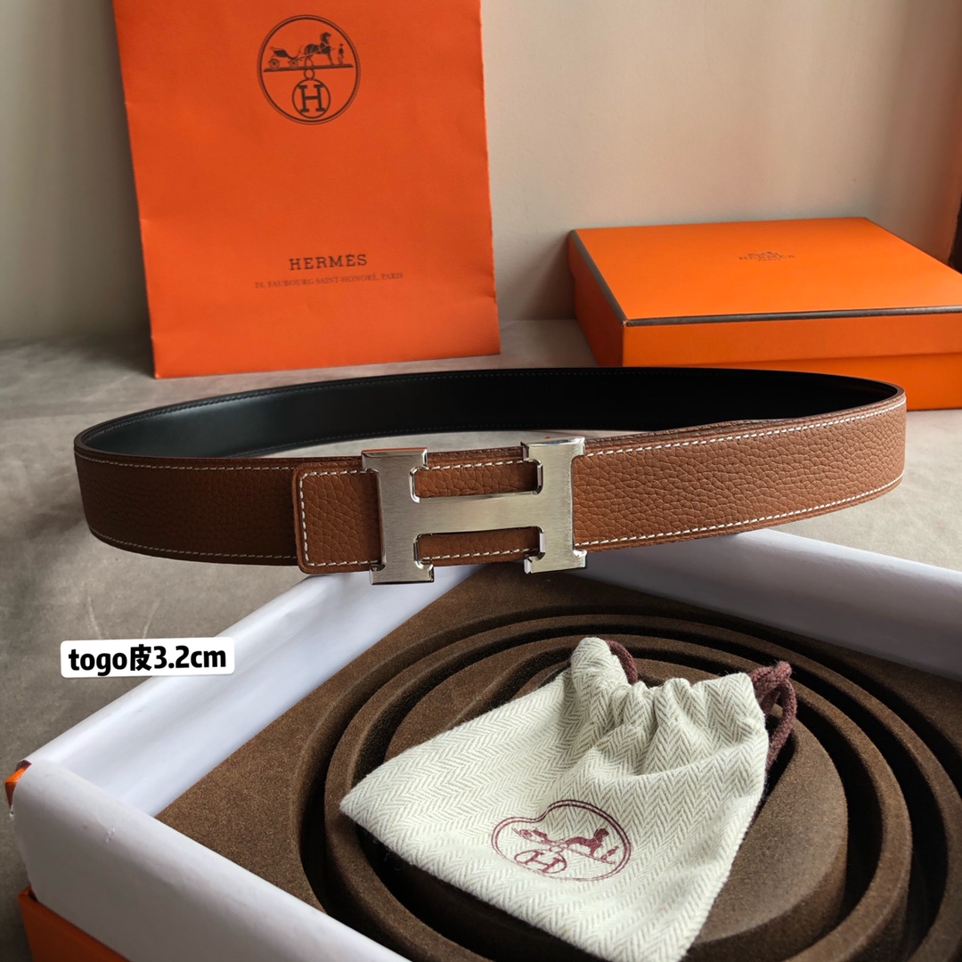 H*ermes Belts Top Quality 32MM