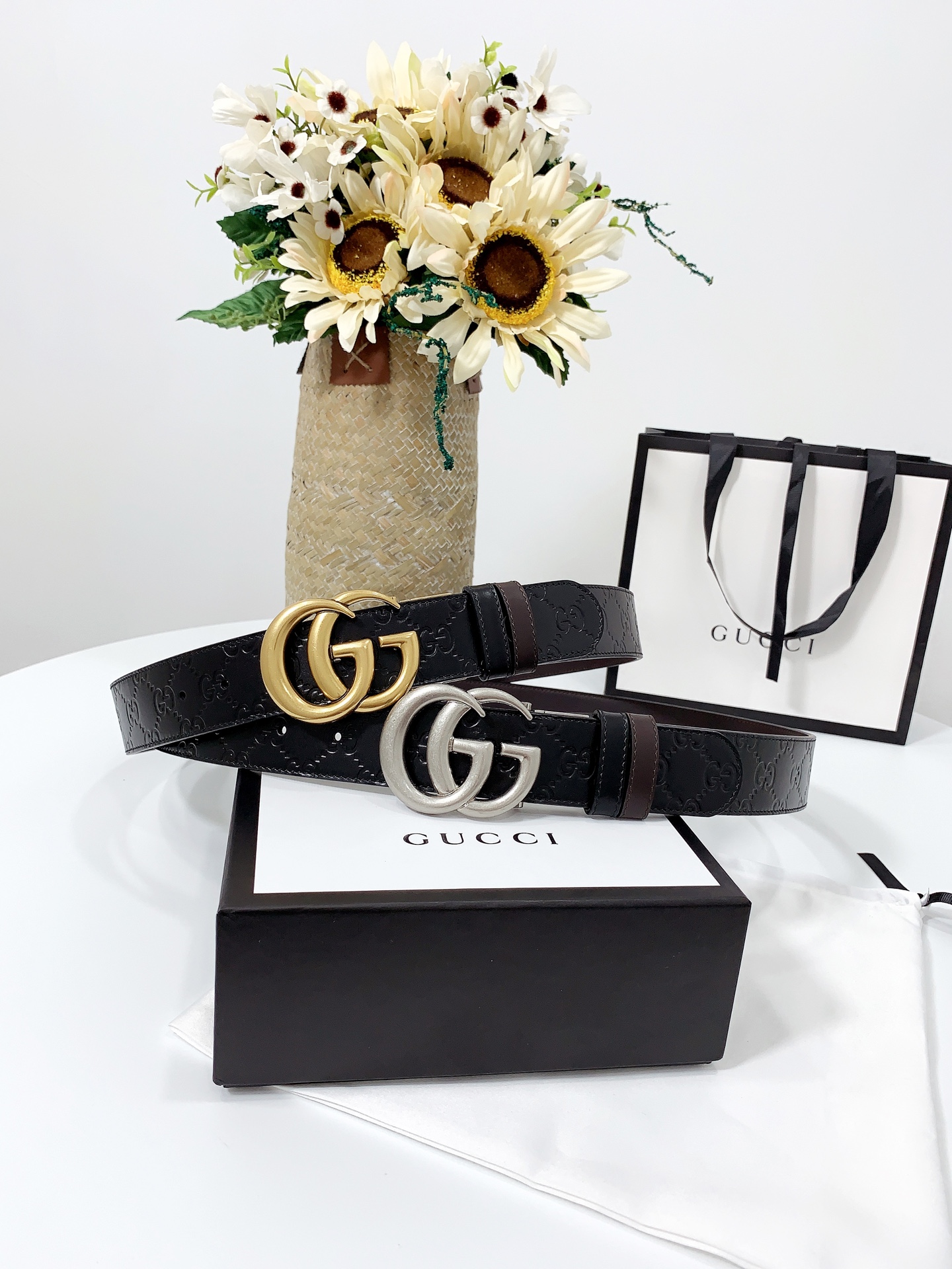 G*ucci Belts Top Quality 37MM