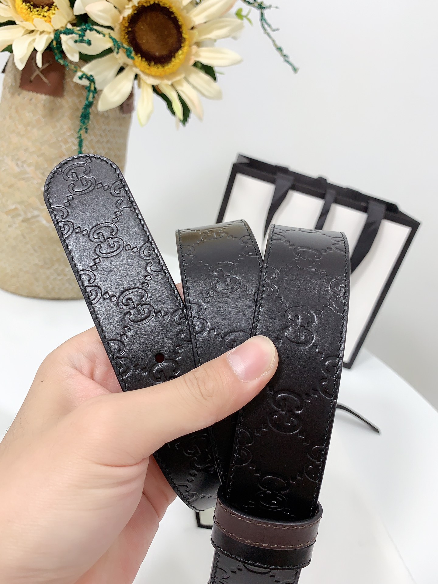 G*ucci Belts Top Quality 37MM