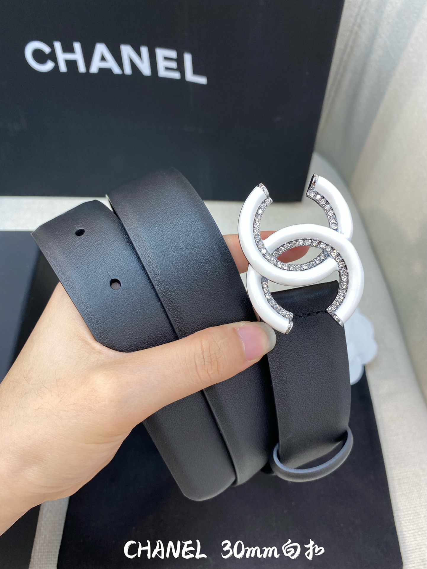 C*hanel Belts Top Quality 30MM