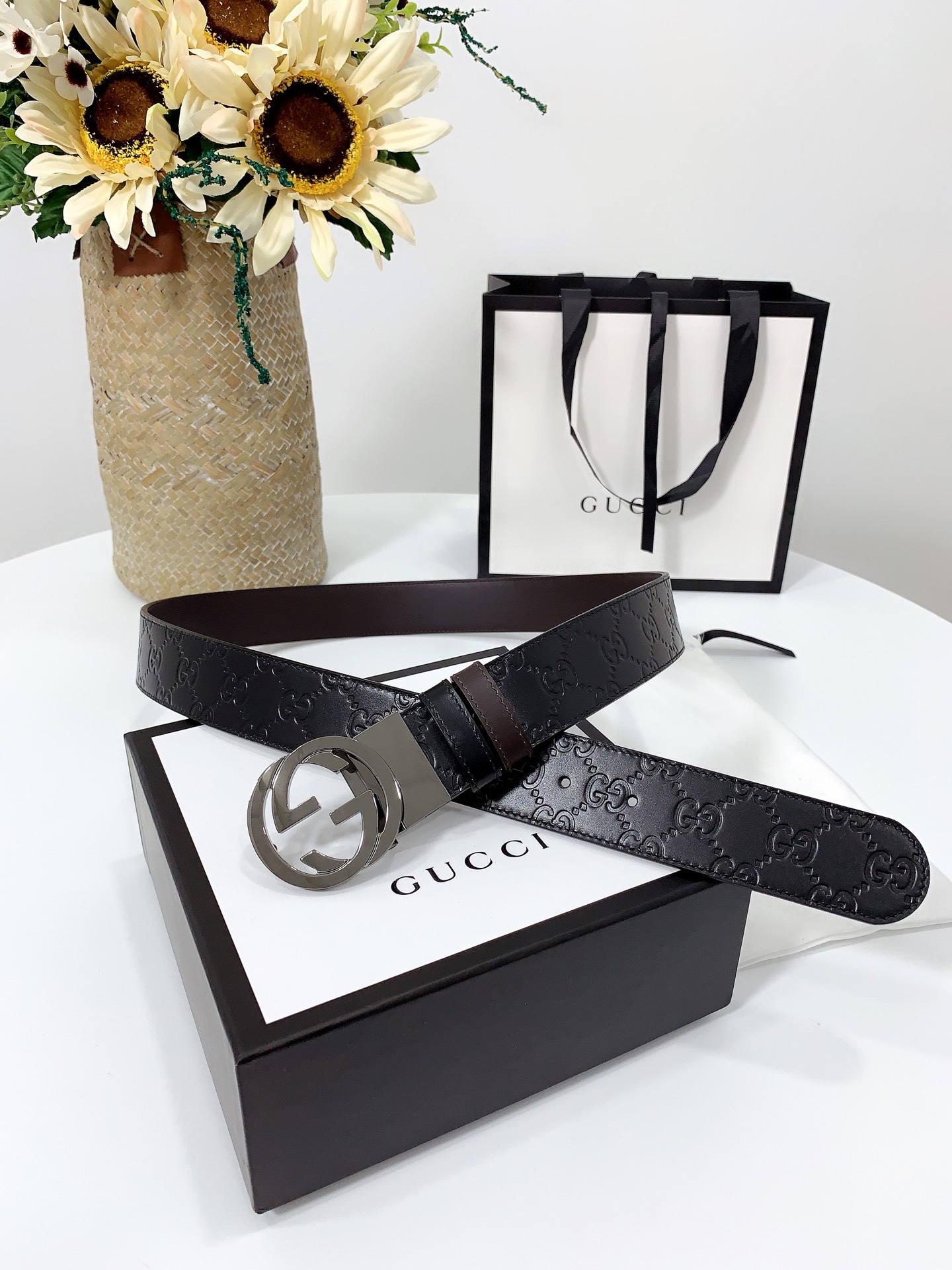 G*ucci Belts Top Quality 37MM
