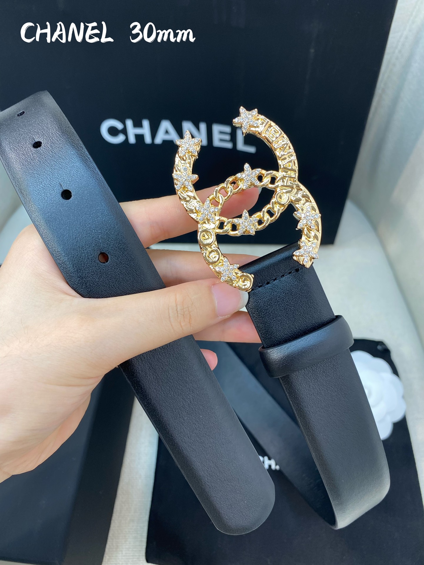 C*hanel Belts Top Quality 30MM