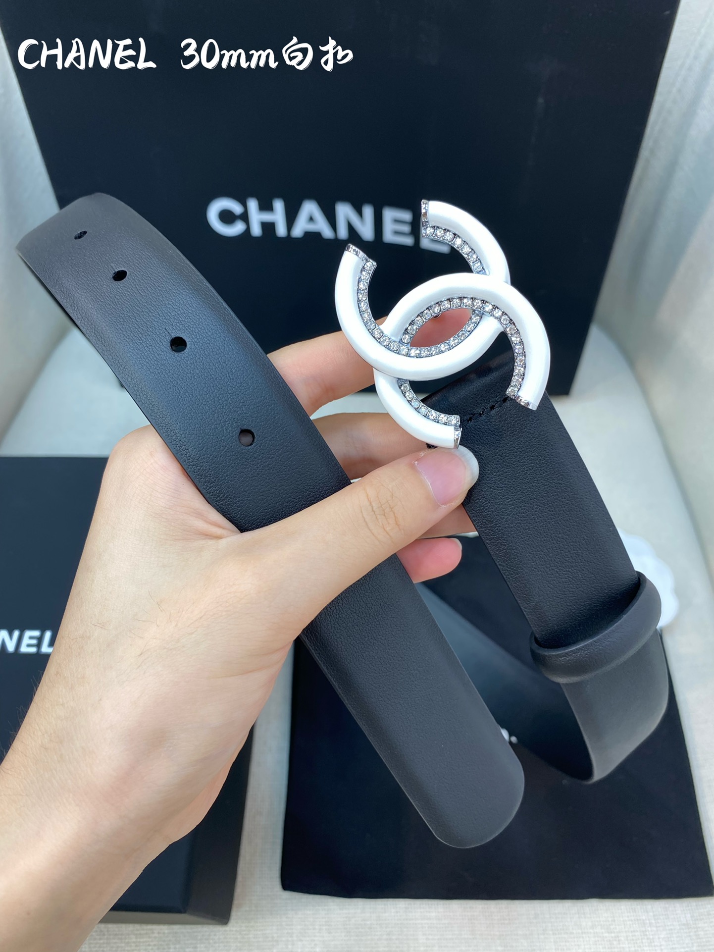 C*hanel Belts Top Quality 30MM