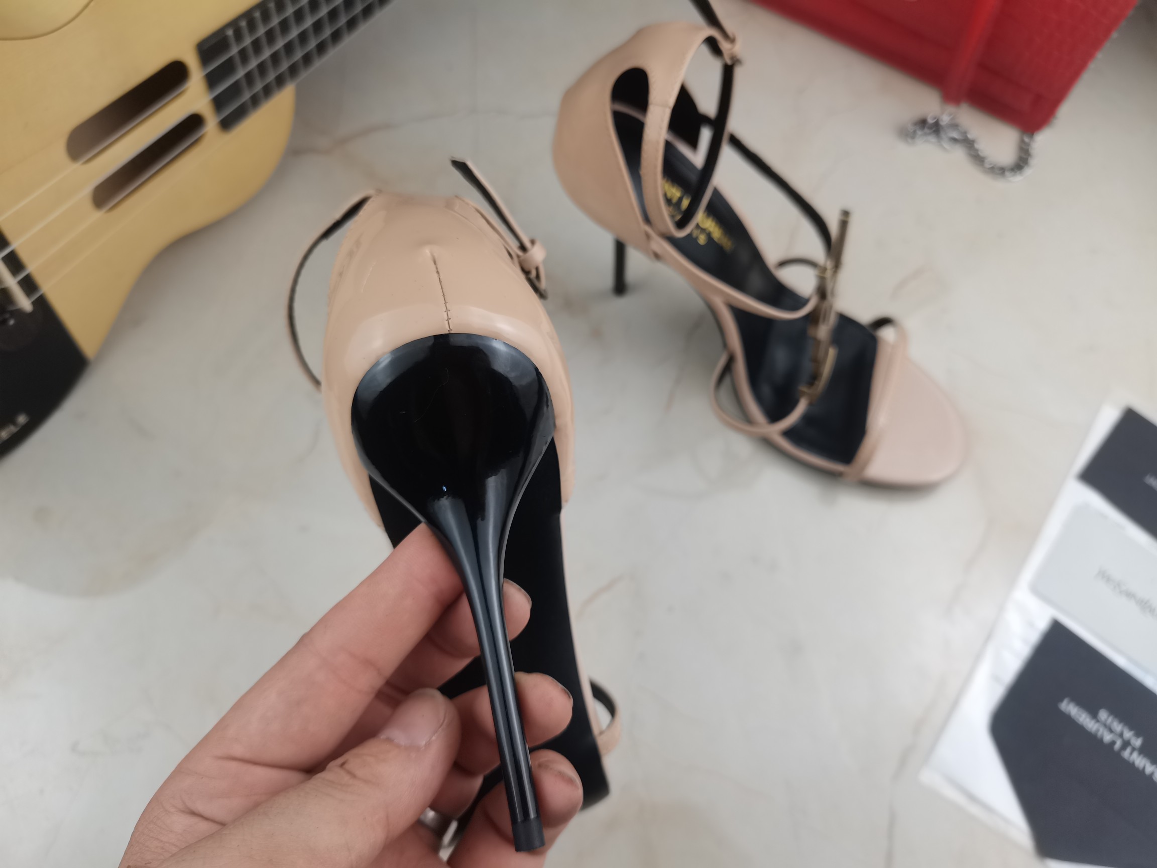 Women Y*SL Top Pumps 10.5CM