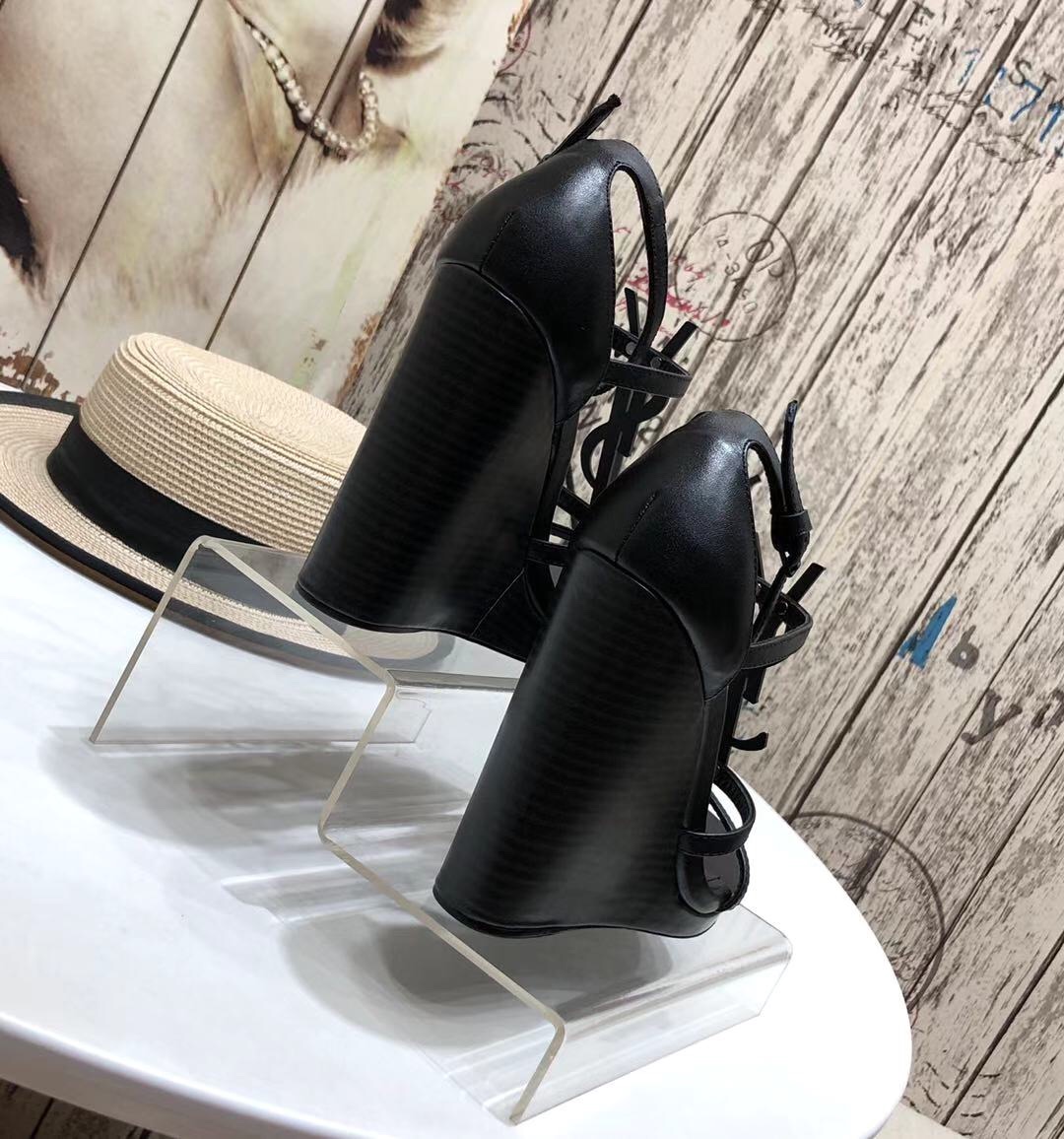 Women Y*SL Top Pumps 10.5CM
