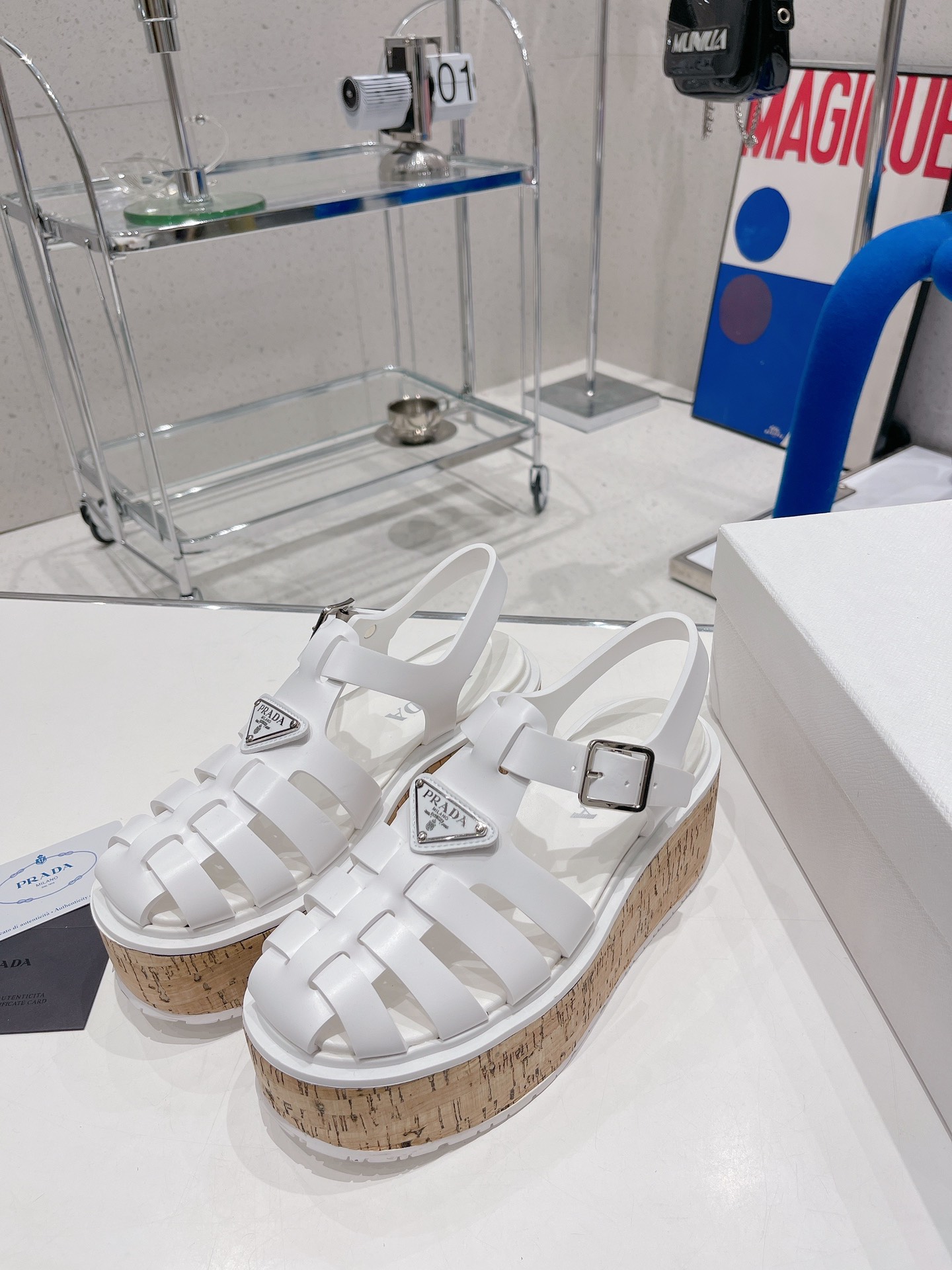 Women P*rada Top Quality Sandals