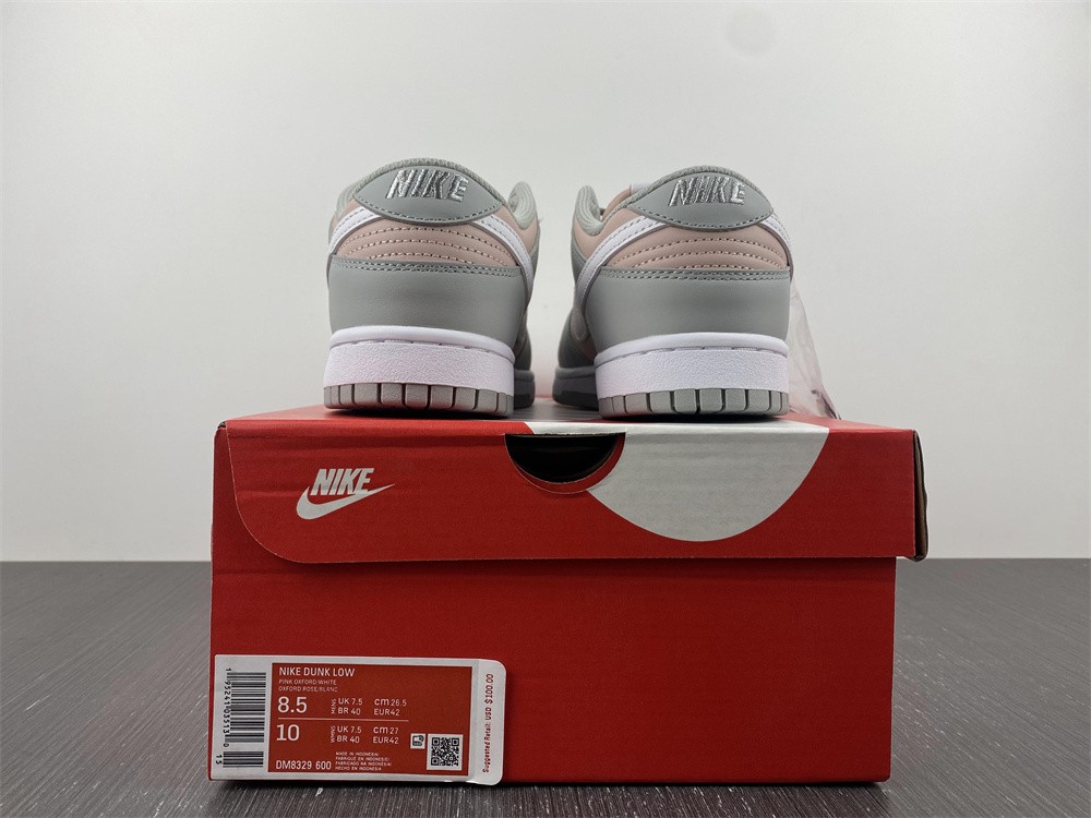 from SB Dunk Low Pink/Grey DM8329-600