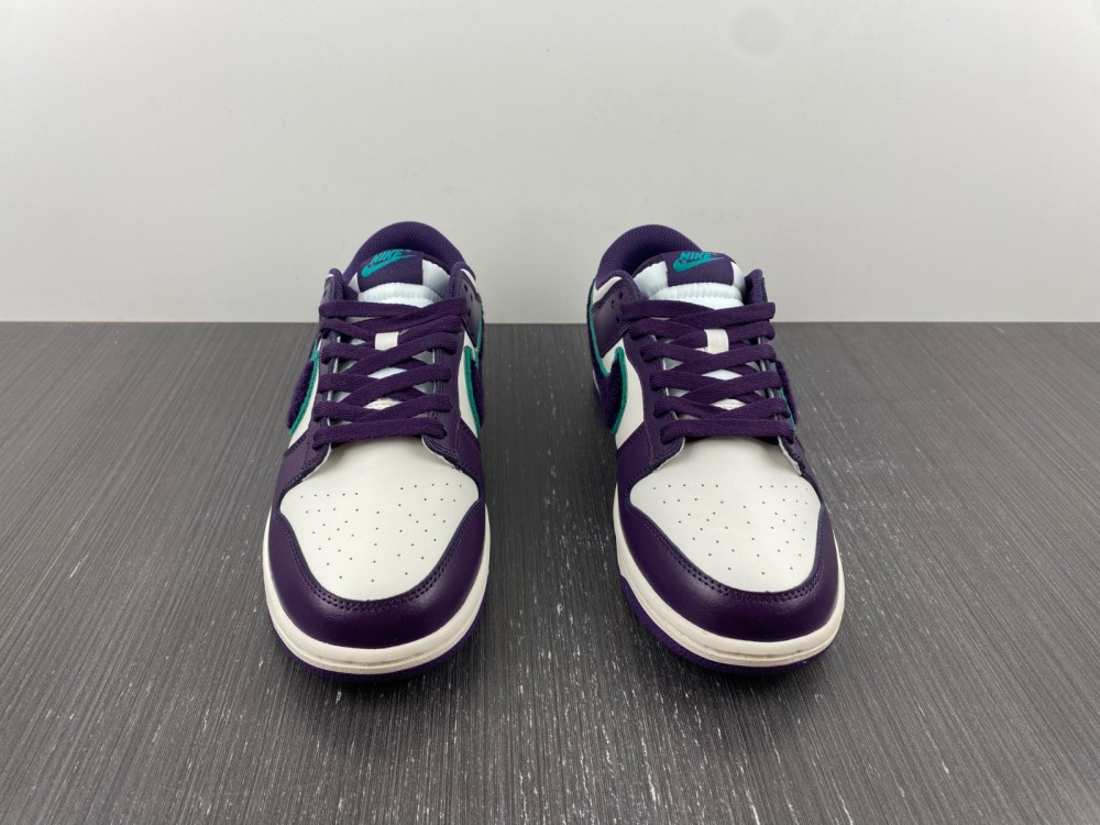 from SB Dunk Low Chenille Swoosh DQ7683-100