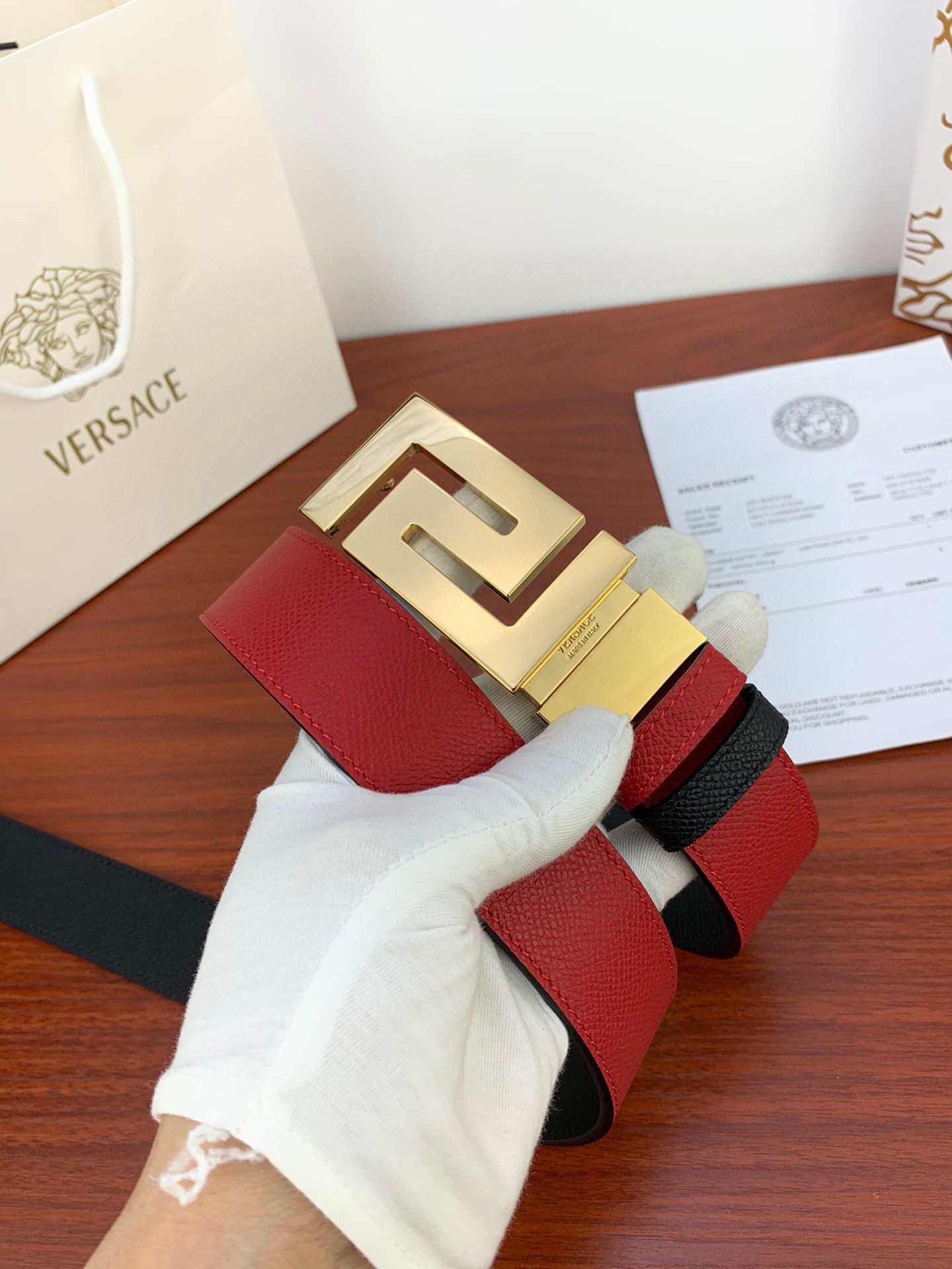 V*ersace Belts Top Quality 35MM