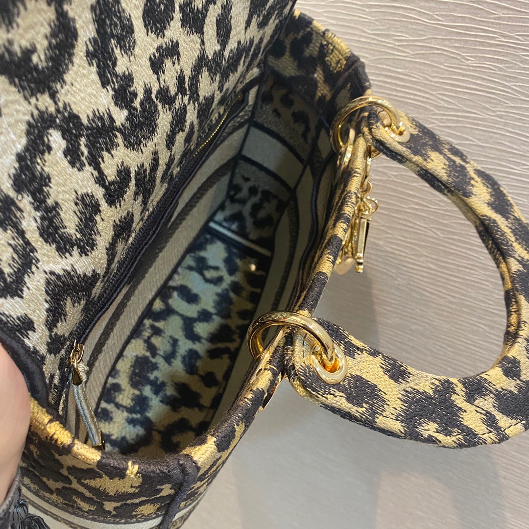 D*ior Lady D-Lite handbag Top Quality 24*11*20cm