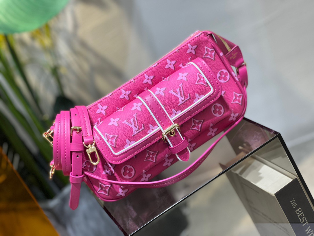 Lady L*ouis V*uitton buci handbag Top Quality 27*14*6cm
