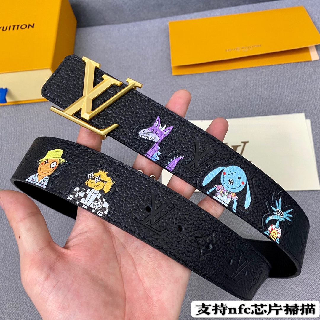 L*ouis V*uitton Belts Top Quality 40MM
