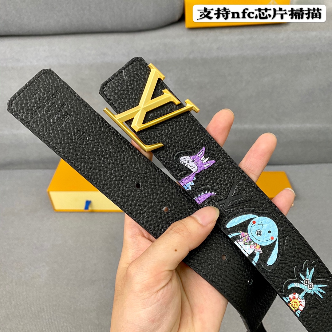 L*ouis V*uitton Belts Top Quality 40MM