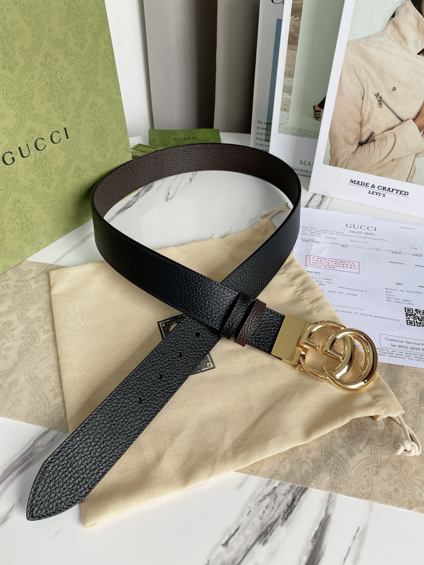 G*ucci Belts Top Quality 38MM