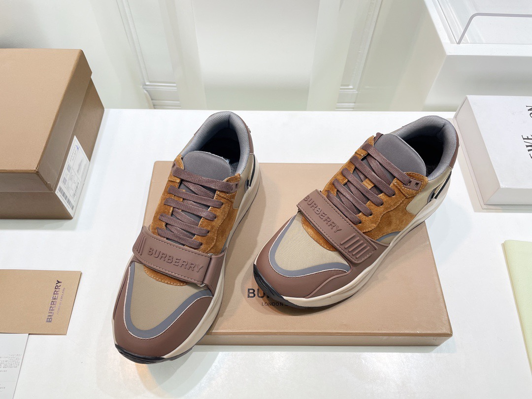 Men Women B*urberry Top Sneakers