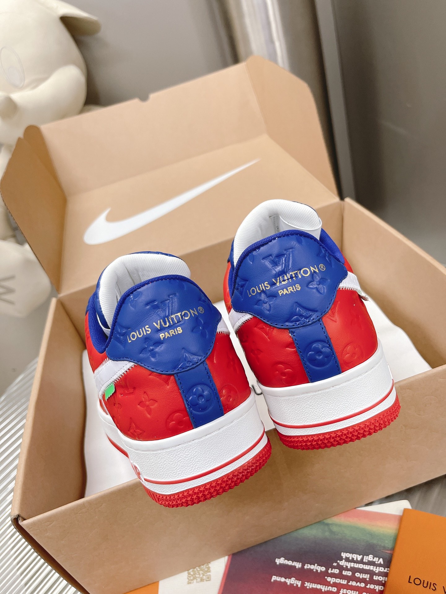 from Men L*ouis V*uitton x OFF-WHITE x Nike Top Sneakers
