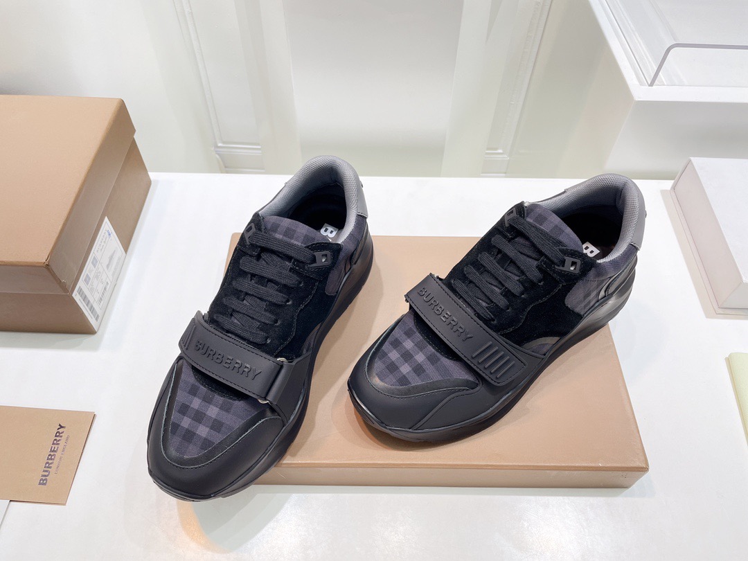 Men Women B*urberry Top Sneakers