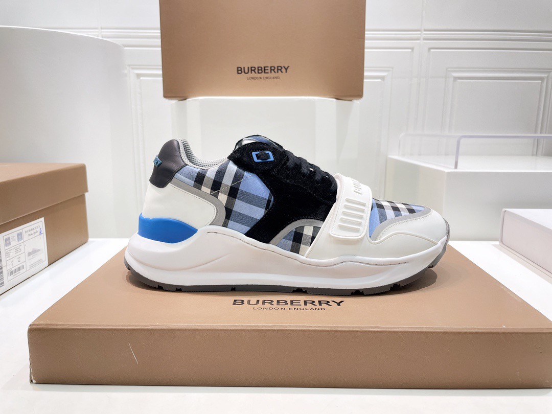 Men Women B*urberry vintage Top Sneakers