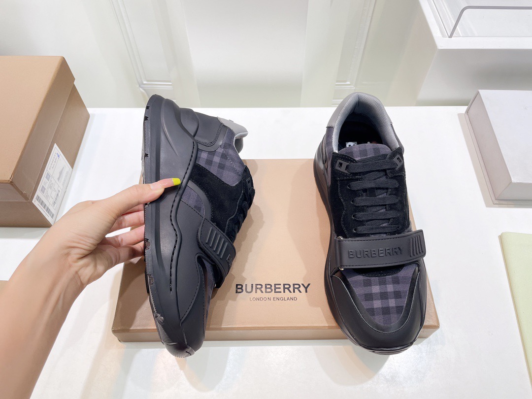Men Women B*urberry Top Sneakers