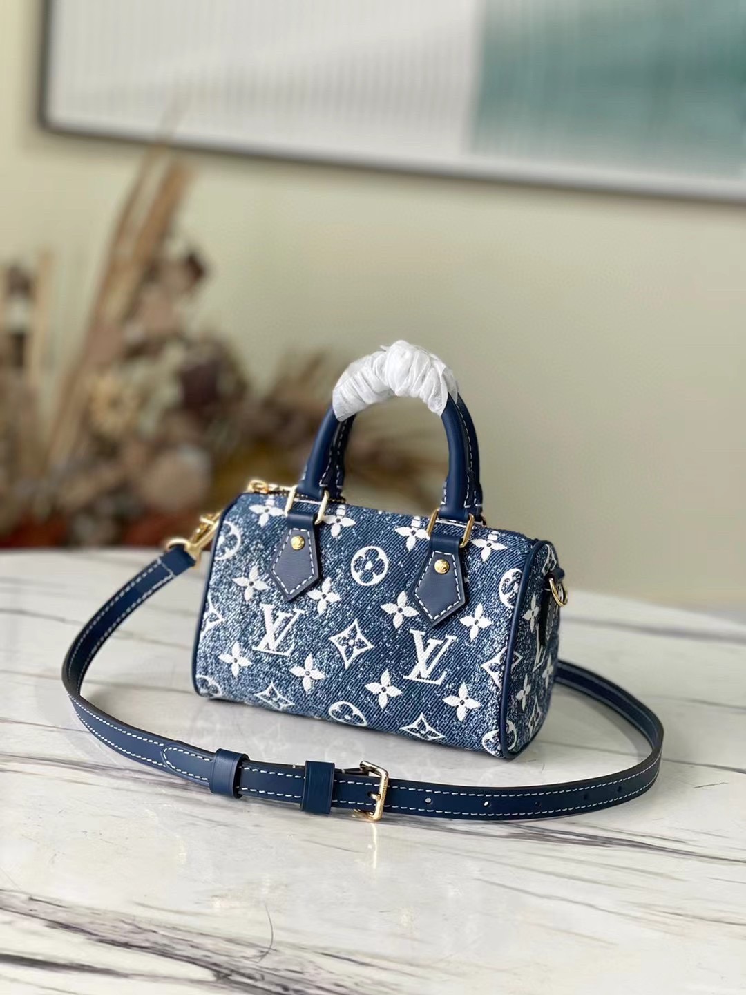 Lady L*ouis V*uitton nano speedy handbag Top Quality M81168 16*10*7.5cm