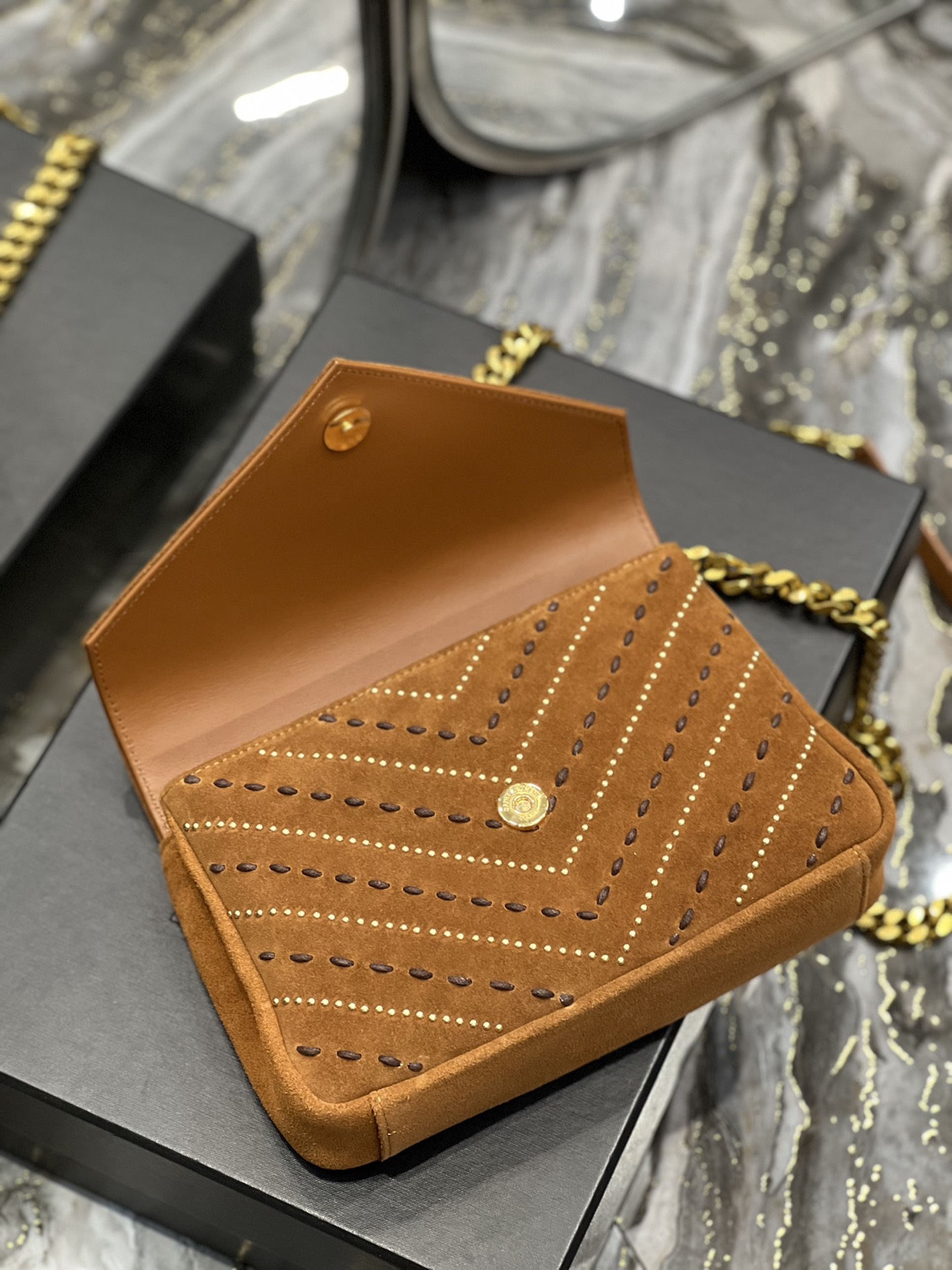 Bag Y*SL Top Quality 24*17*6CM