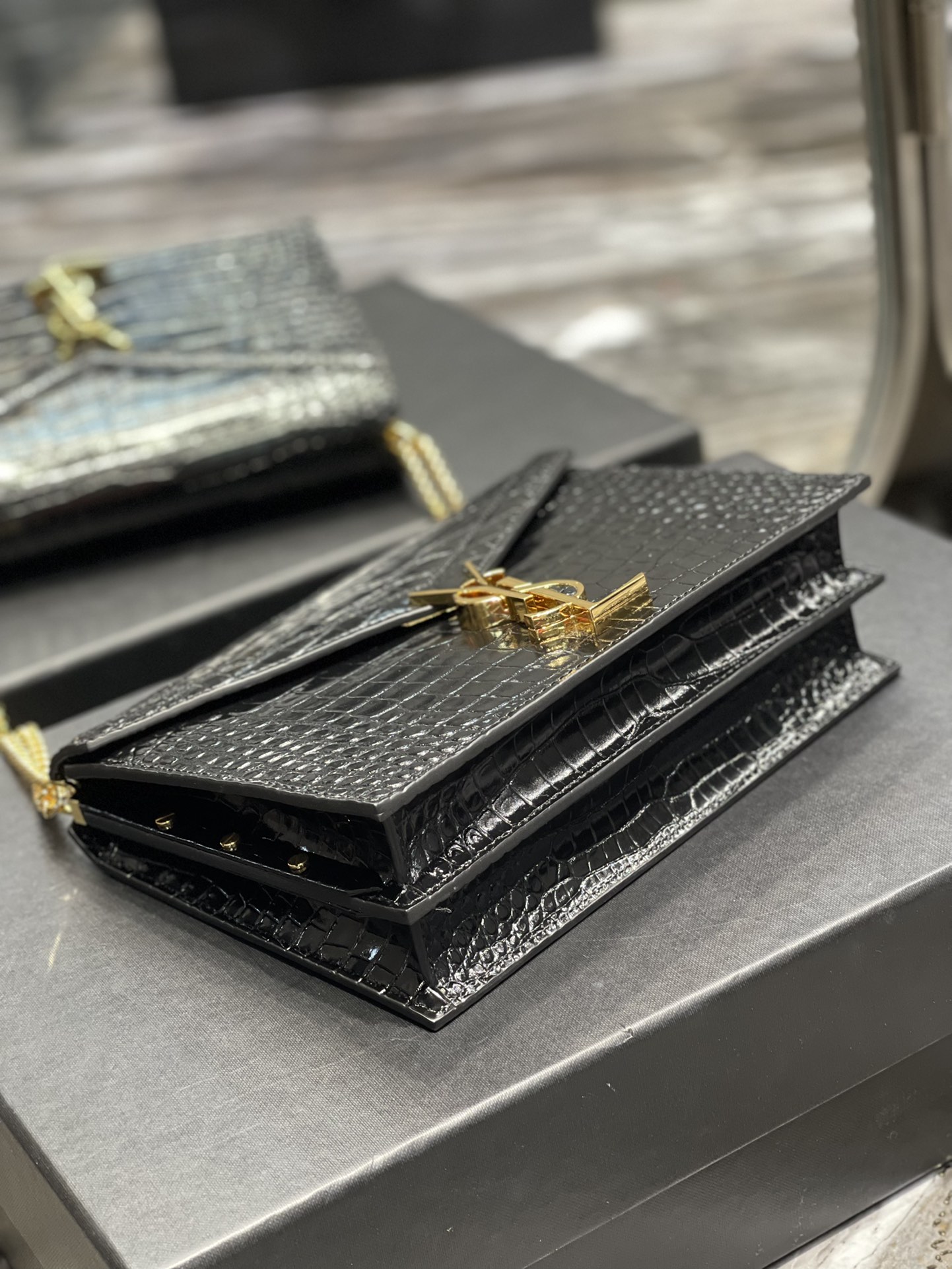 Y*SL Top Bag 22*16.5*5.5cm