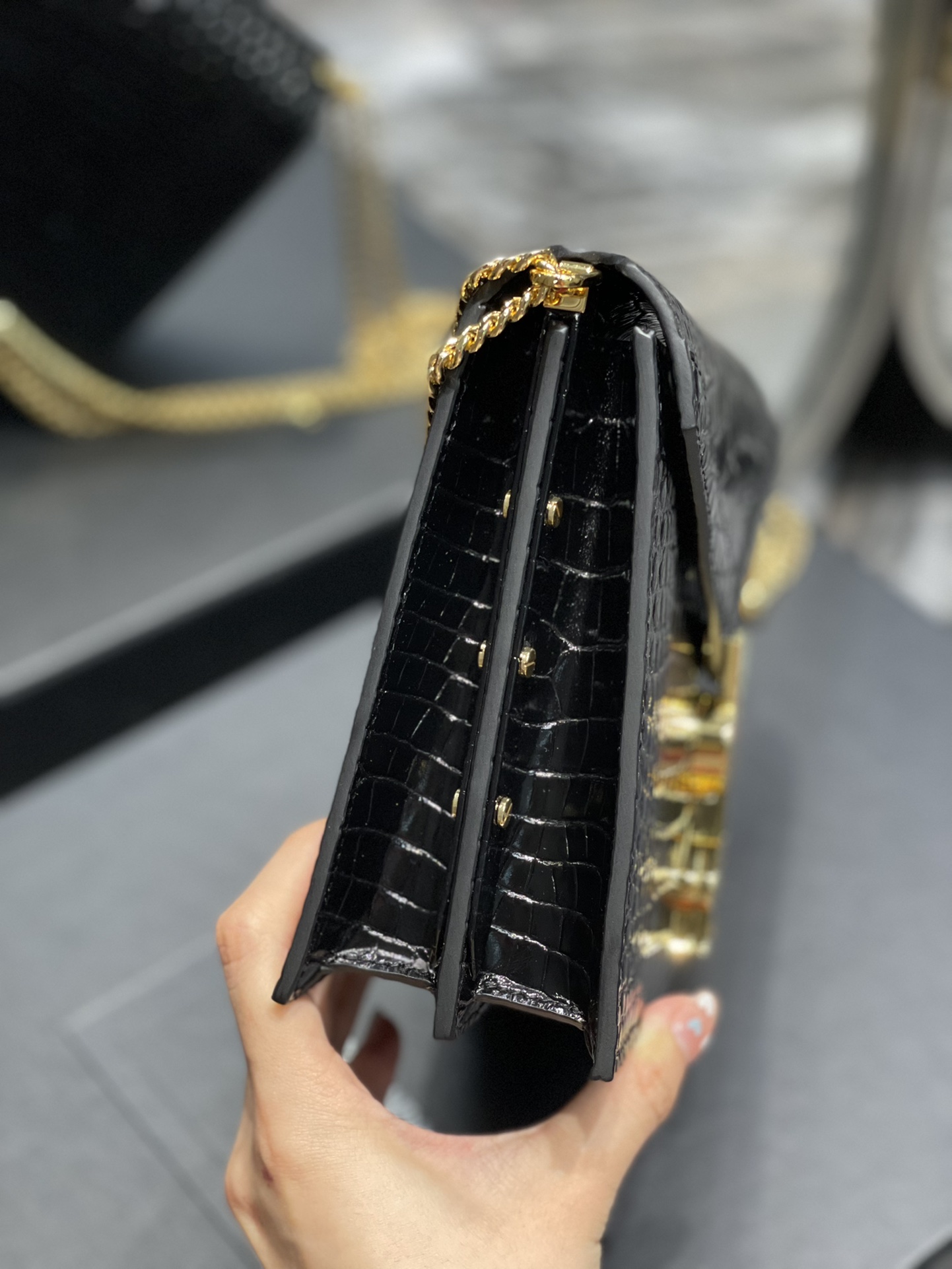 Y*SL Top Bag 22*16.5*5.5cm