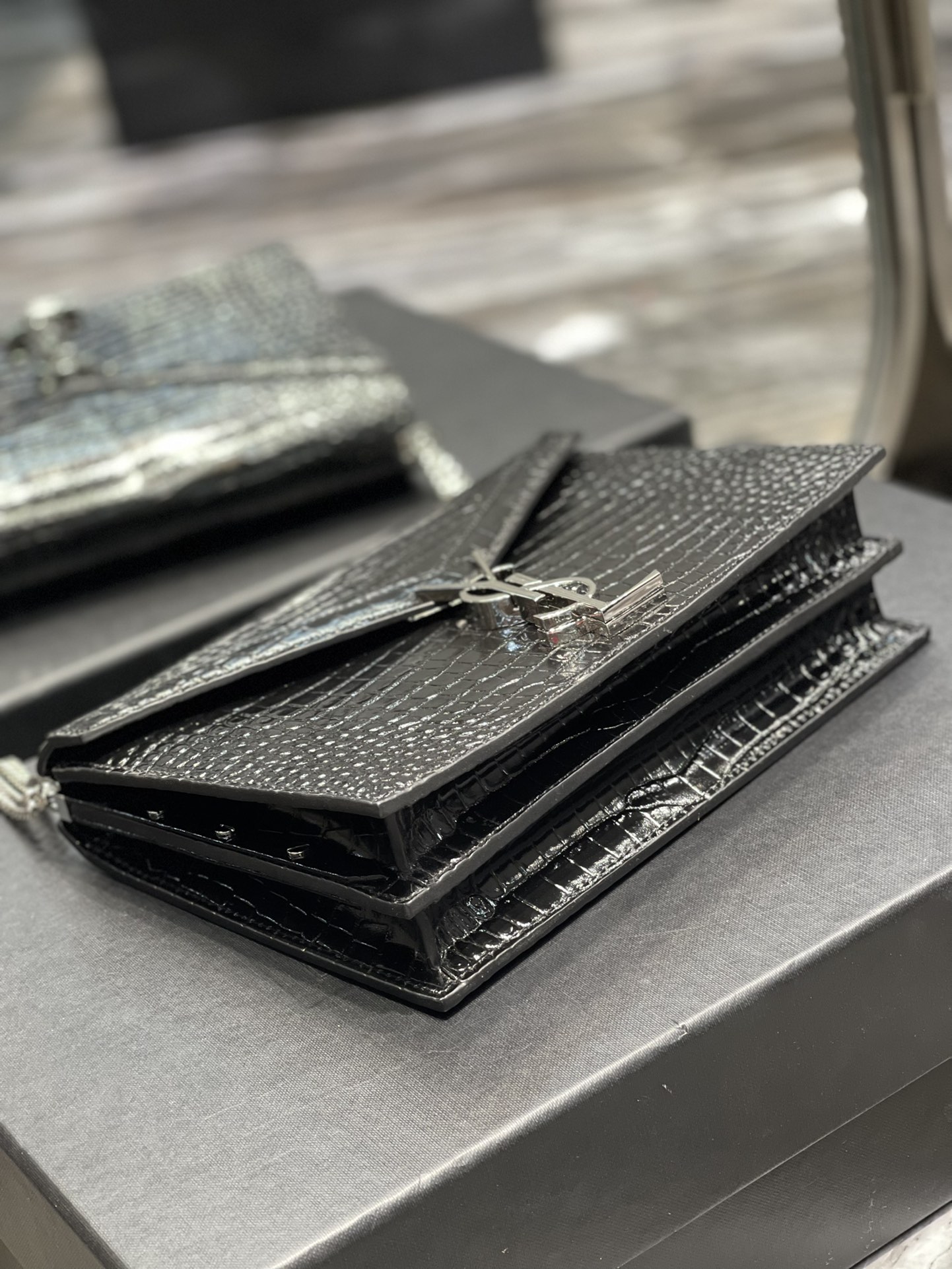 Y*SL Top Bag 22*16.5*5.5cm