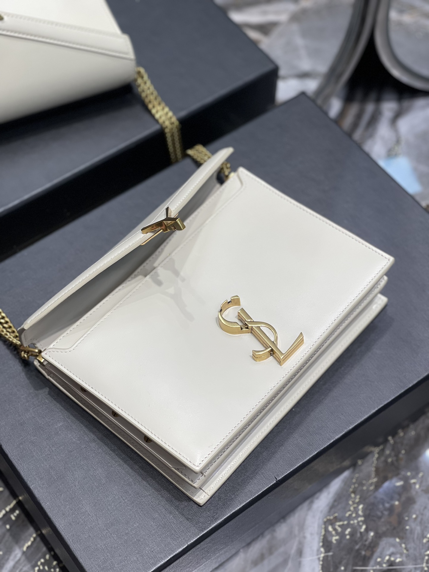Y*SL Top Bag 22*16.5*5.5cm