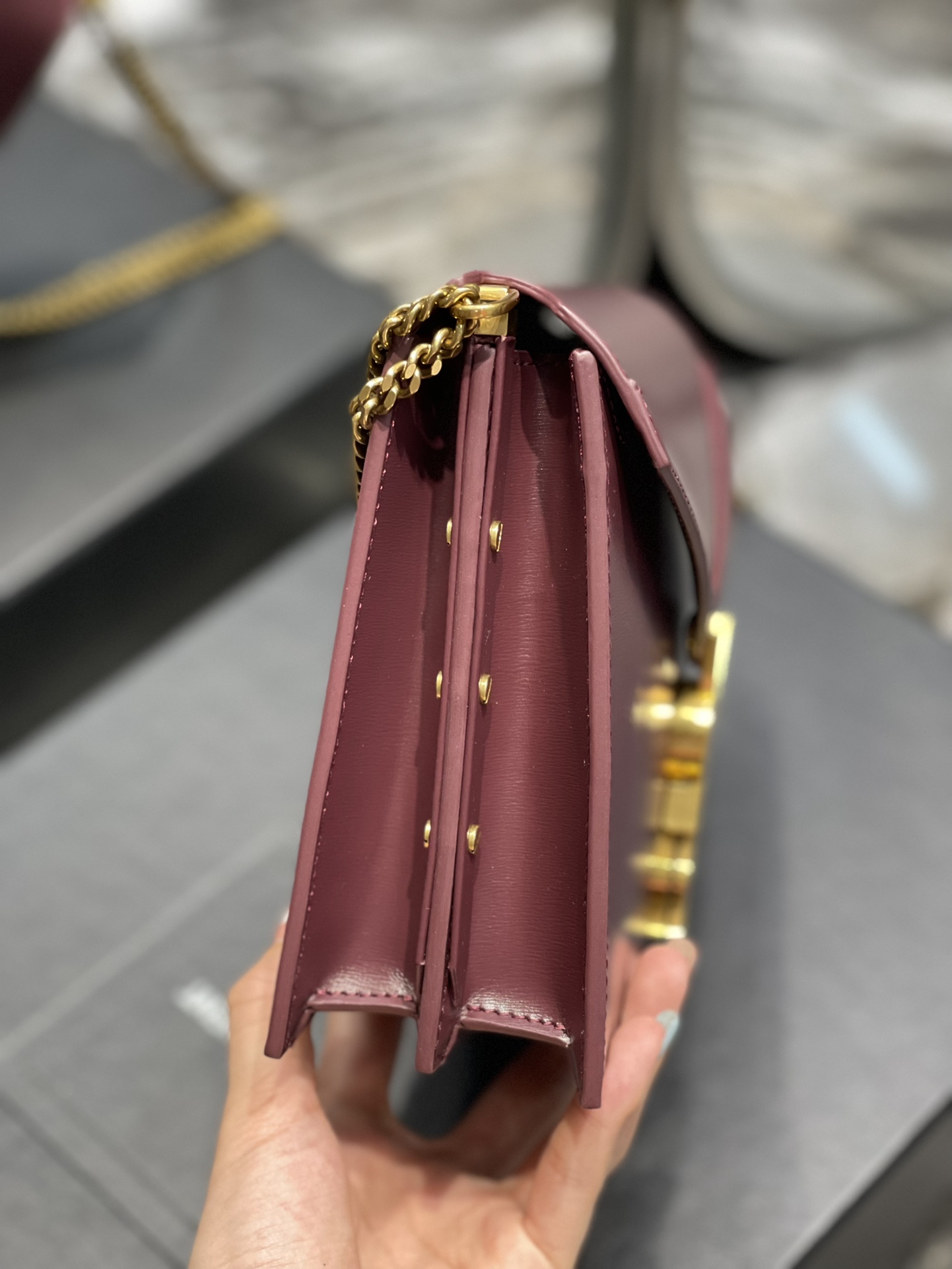 Y*SL Top Bag 22*16.5*5.5cm