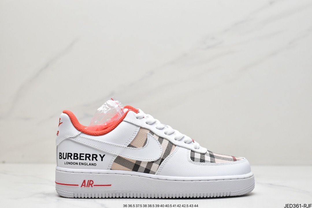 from Nike Air Force 1 07 +B*urberry